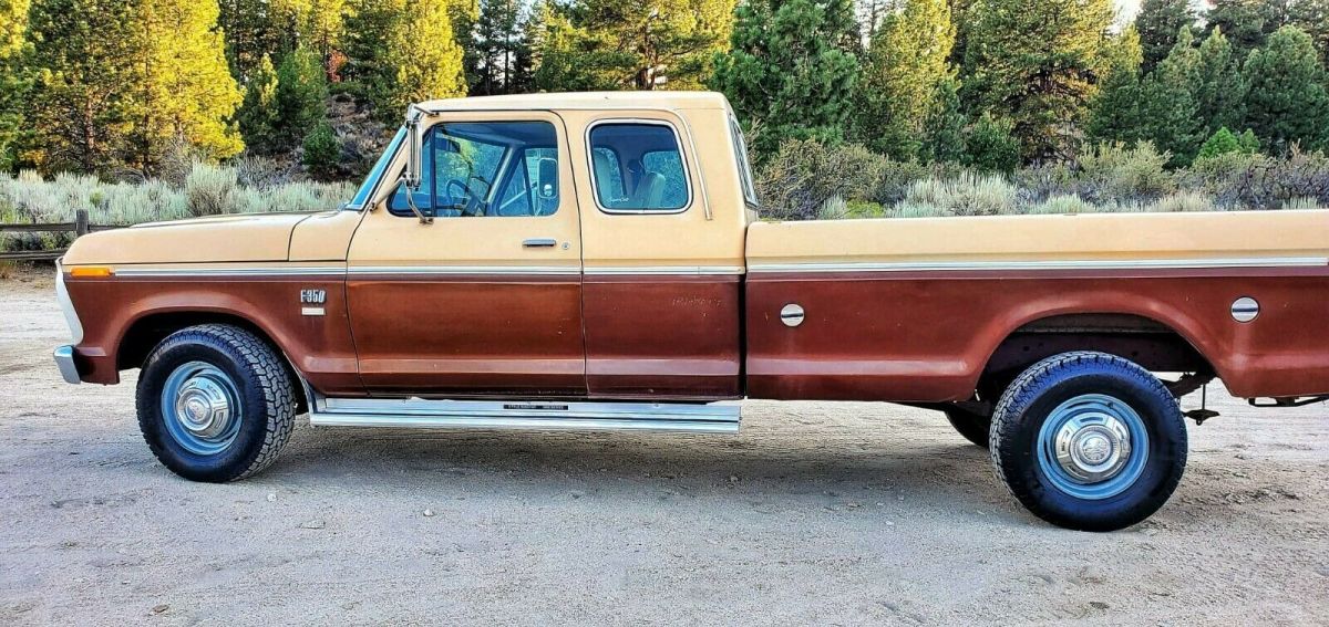 1976 Brown Ford F-350 Extended Cab Pickup