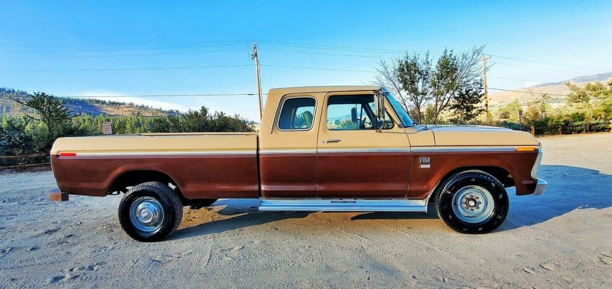 1976 Brown Ford F-350 Extended Cab Pickup