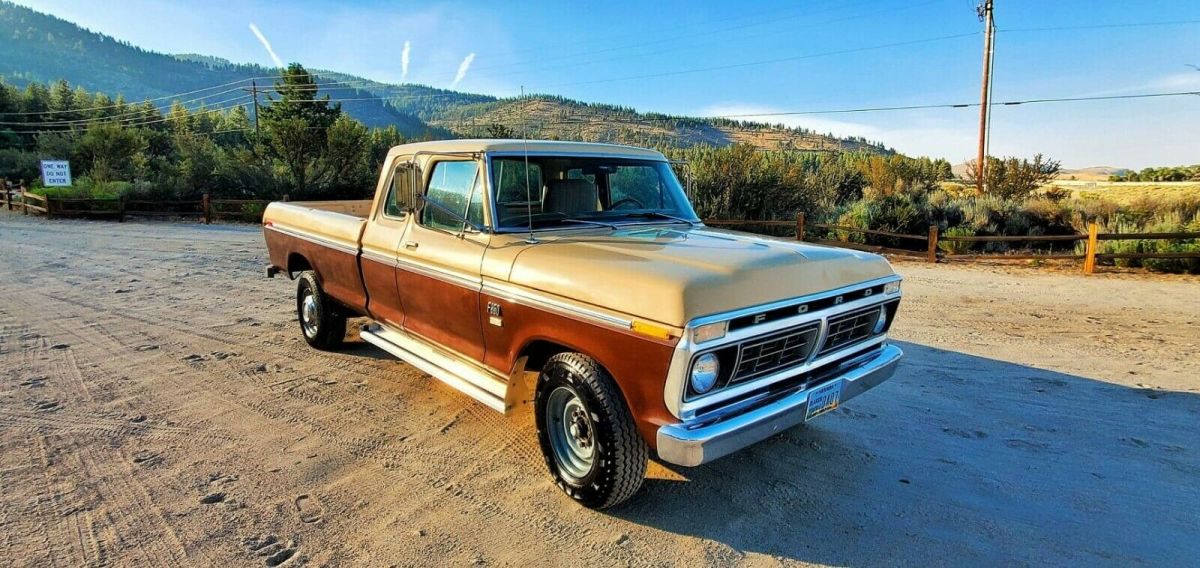 1976 Brown Ford F-350 Extended Cab Pickup
