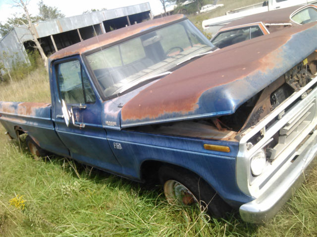 1976 Blue Ford Other Pickups regular cab long bed