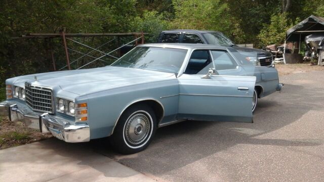 1976 Blue Ford LTD Sedan