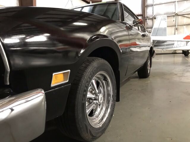1976 Black Ford Maverick Coupe