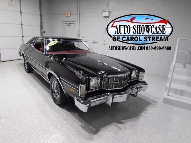 1976 Black Ford Torino Coupe