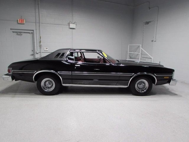 1976 Black Ford Torino Coupe