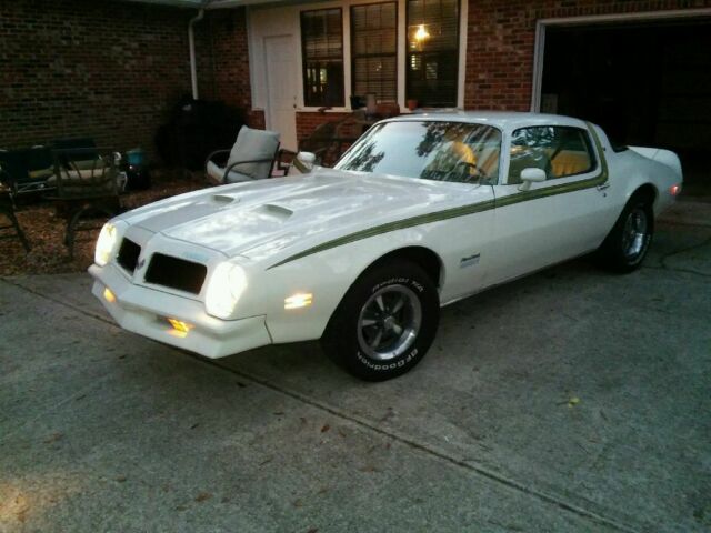 1976 White Pontiac Firebird Coupe