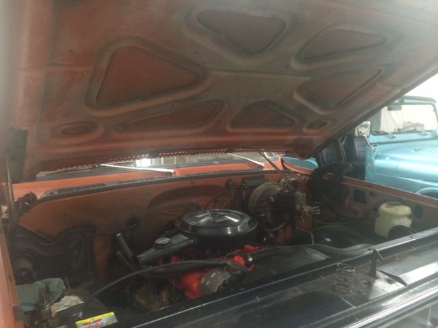 1976 Orange GMC Sierra 1500 Short Bed