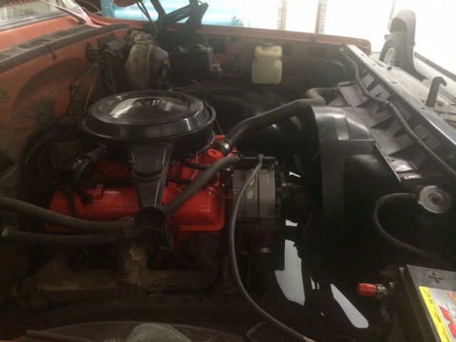 1976 Orange GMC Sierra 1500 Short Bed