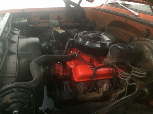 1976 Orange GMC Sierra 1500 Short Bed