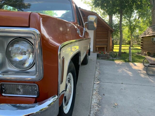 1976 Orange Chevrolet Chevy Pickup Standard Cab Pickup