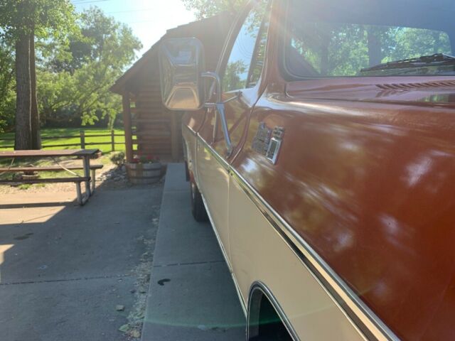 1976 Orange Chevrolet Chevy Pickup Standard Cab Pickup
