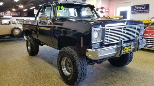 1976 Black GMC K10 Pickup (Truck)