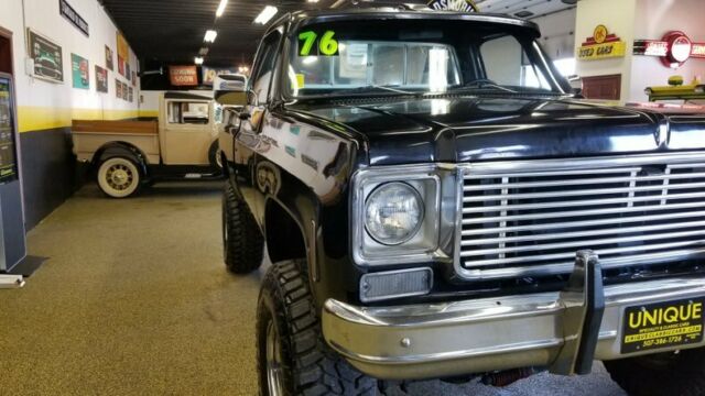 1976 Black GMC K10 Pickup (Truck)