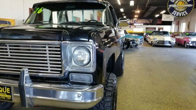 1976 Black GMC K10 Pickup (Truck)