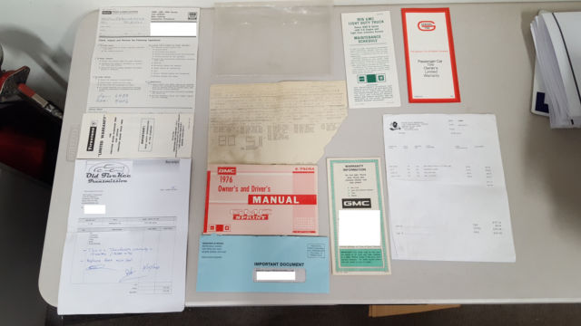 1976 Mahogany & Firethorn GMC Sprint Pickup/Car