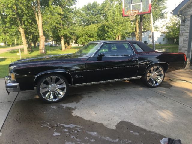 1976 Black Pontiac Grand Prix Coupe