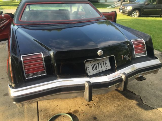 1976 Black Pontiac Grand Prix Coupe
