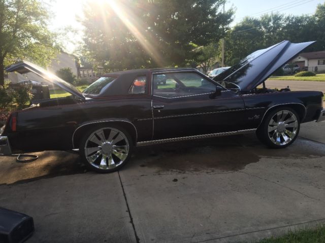 1976 Black Pontiac Grand Prix Coupe