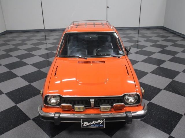 1976 Orange Honda Civic Fastback