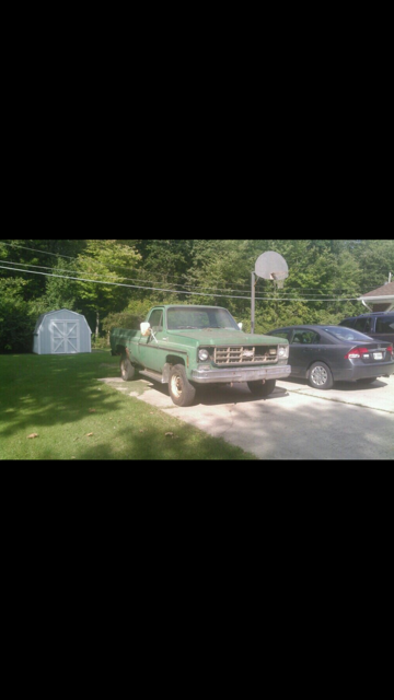 1976 Green Chevrolet C/K Pickup 2500 Standard Cab Pickup