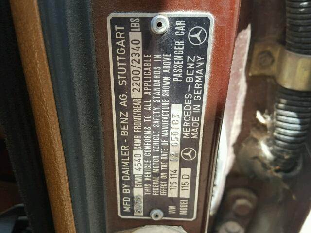 1976 Brown Mercedes-Benz 300-Series --