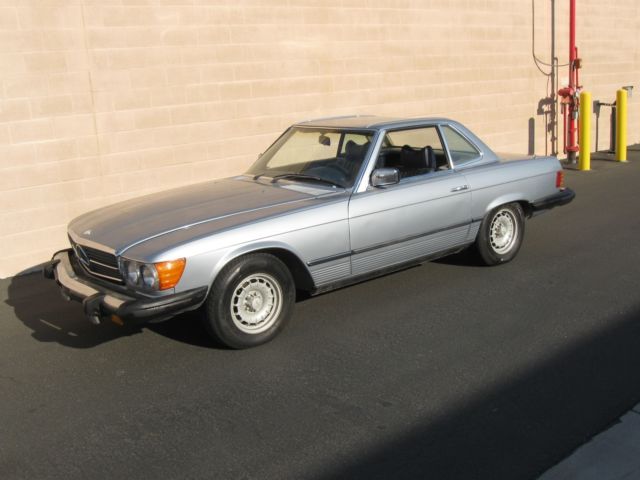 1976 Blue Mercedes-Benz SL-Class Convertible