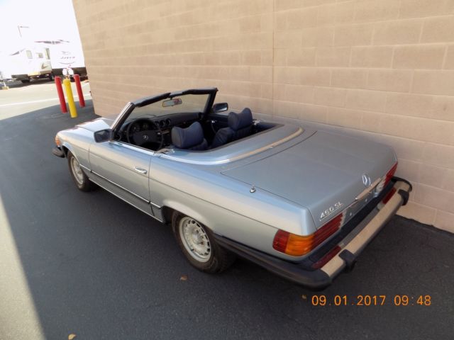 1976 Blue Mercedes-Benz SL-Class Convertible