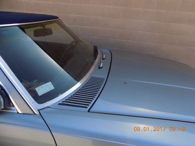 1976 Blue Mercedes-Benz SL-Class Convertible