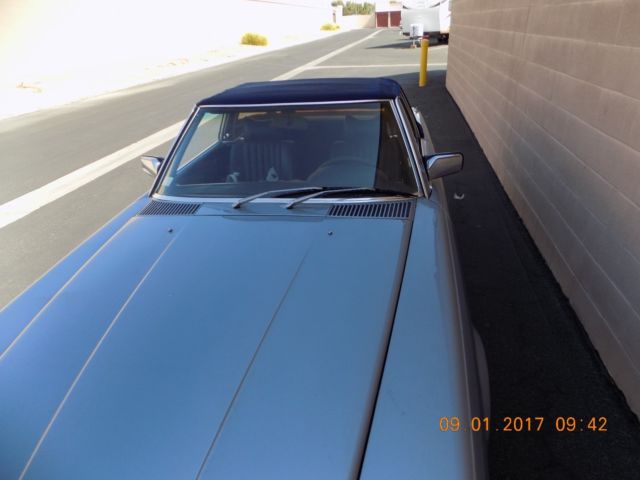 1976 Blue Mercedes-Benz SL-Class Convertible