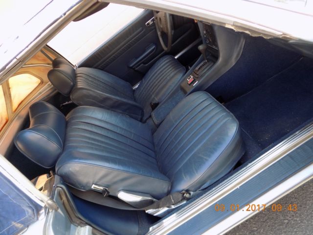 1976 Blue Mercedes-Benz SL-Class Convertible