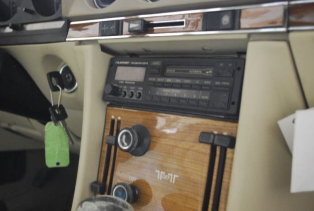 1976 Black Mercedes-Benz 400-Series Convertible