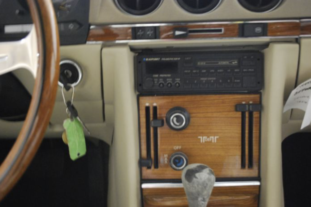 1976 Black Mercedes-Benz 400-Series Convertible