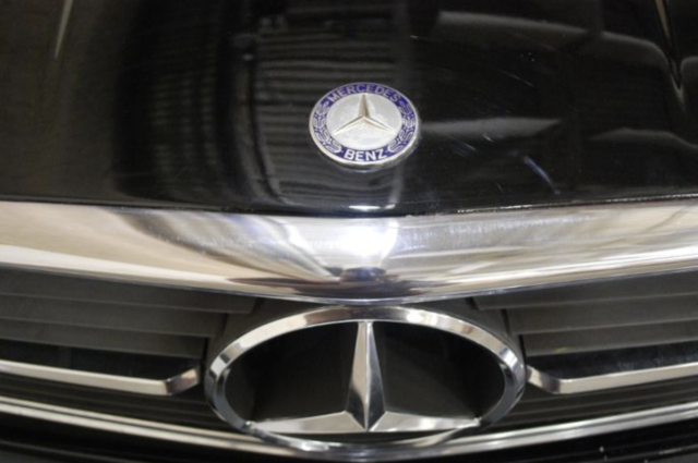 1976 Black Mercedes-Benz 400-Series Convertible