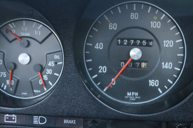 1976 Red Mercedes-Benz SL-Class Convertible