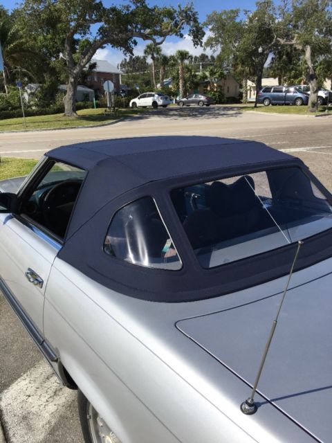 1976 Silver Mercedes-Benz SL-Class Convertible