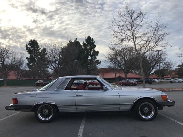 1976 Silver Mercedes-Benz SL-Class Coupe