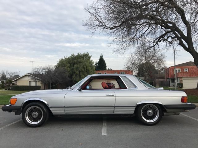 1976 Silver Mercedes-Benz SL-Class Coupe