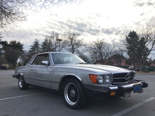 1976 Silver Mercedes-Benz SL-Class Coupe