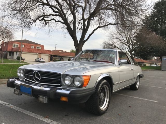 1976 Silver Mercedes-Benz SL-Class Coupe