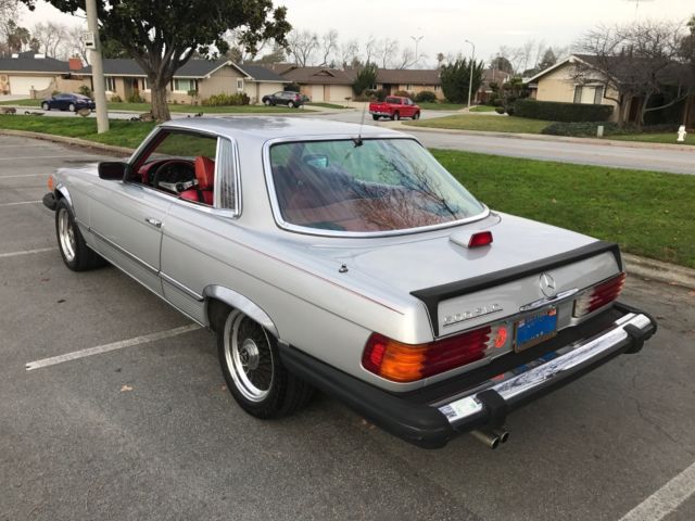 1976 Silver Mercedes-Benz SL-Class Coupe