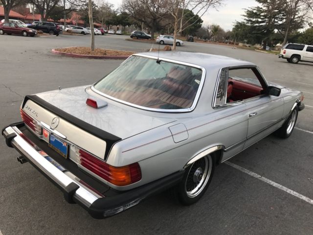 1976 Silver Mercedes-Benz SL-Class Coupe