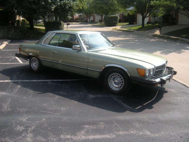 1976 Green Mercedes-Benz SL-Class Coupe