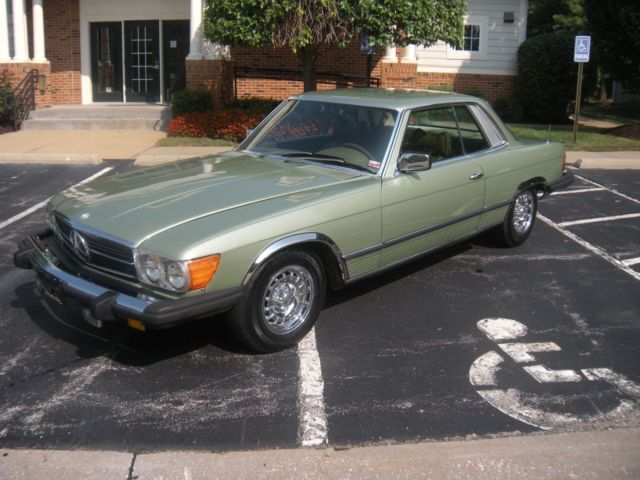 1976 Green Mercedes-Benz SL-Class Coupe