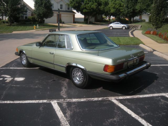 1976 Green Mercedes-Benz SL-Class Coupe