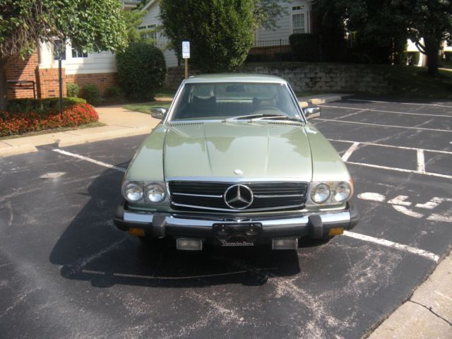 1976 Green Mercedes-Benz SL-Class Coupe