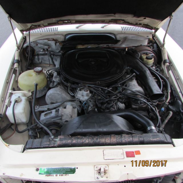 1976 White Mercedes-Benz SL-Class Convertible