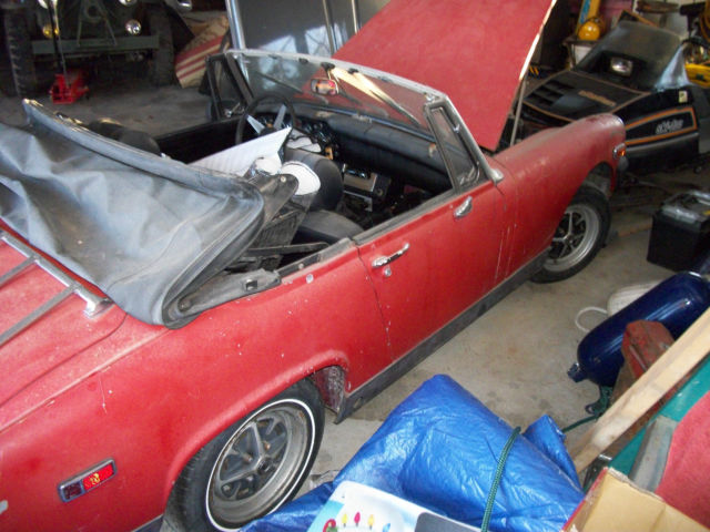 1976 Red MG Midget Convertible
