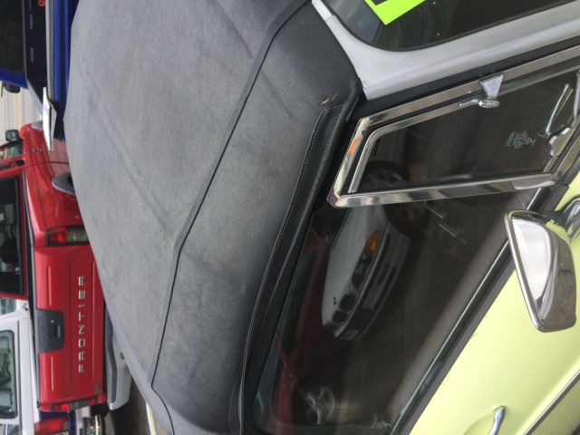 1976 Yellow MG MGB Convertible