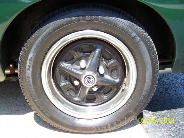 1976 Green MG MGB Convertible