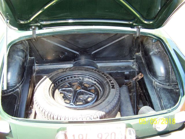 1976 Green MG MGB Convertible