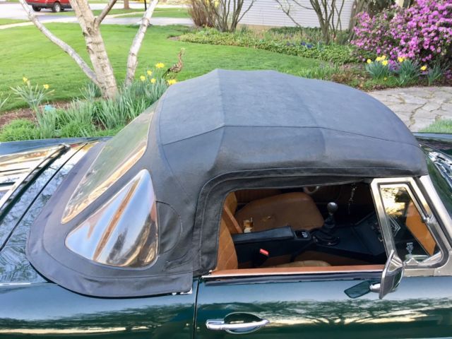 1976 Green MG MGB Convertible